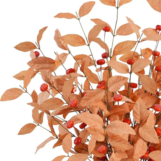 8PCS Artificial Fall Eucalyptus Stems {2}