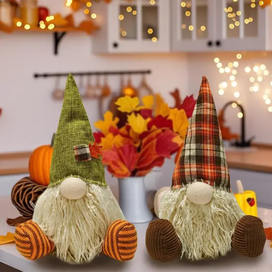 2 Pcs Fall Gnomes Decorations {3}