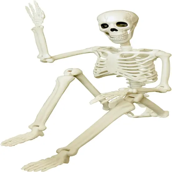 Posable Skeleton Halloween Outdoor Decorations {1}