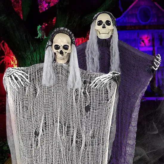 5PCS 53" Halloween Hanging Grim Reapers - Scary Ghost Decoration {4}
