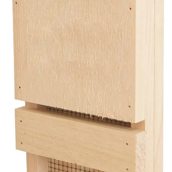 Natural Pine Wood Outdoor Bat House Kit for 12 Bats with Weather-Resistant Mounting {3}