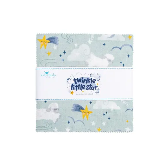 Twinkle Little Star 5" Square Pack (Charm Pack / 5" Stacker) by Natalia Juan Abello for Riley Blake (5-16300-42) {1}