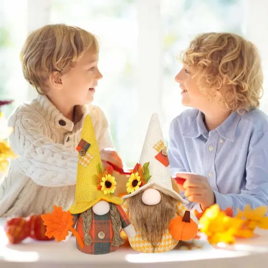 Thanksgiving Gnomes Decorations Table Tired Tray Decor {3}