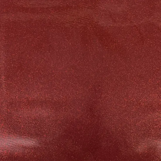 1 Yard Sparkle Glitter Faux Vinyl Fabric Shiny Upholstery Automotive Craft Material 54" Width Burgundy {1}