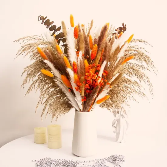 80pcs Dried Pampas Grass (17inch) {2}