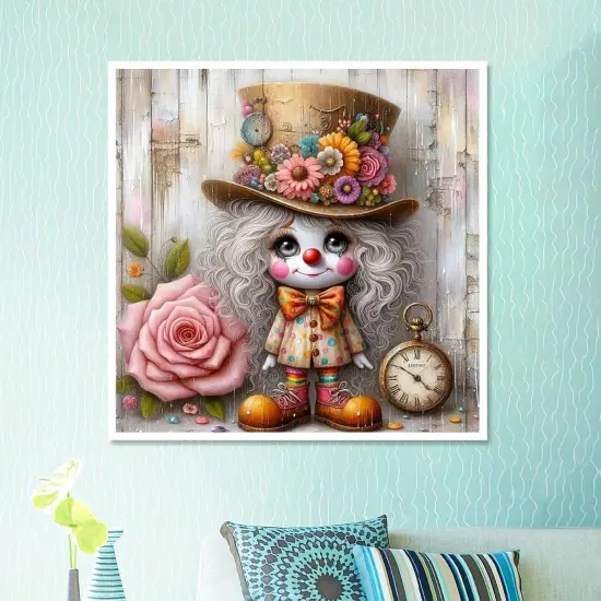 Clown Diamond Art Kits for Beginners {4}