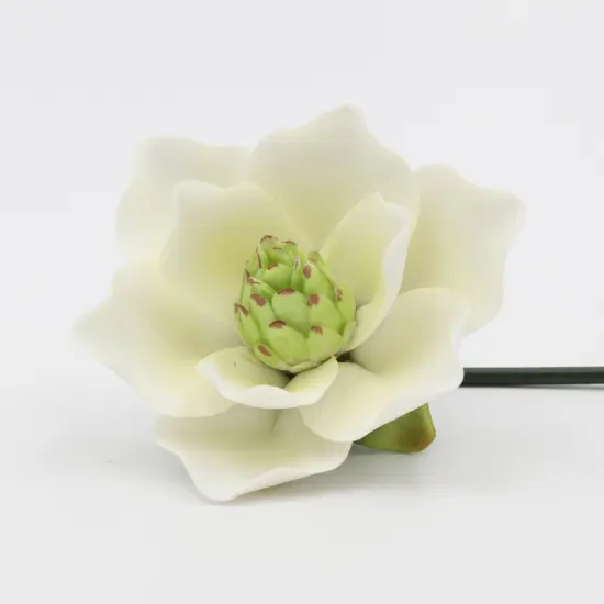 Ceramic Magnolia Flower with Stem, Home D&eacute;cor, Gift for Her, Gift for Mom, Wedding Decor {2}