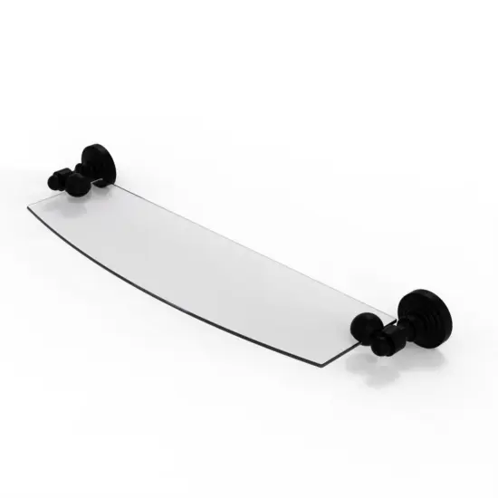 Waverly Place 18 Inch Glass Shelf - Wp-33/18-Bkm {1}
