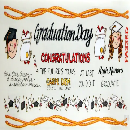 All My Memories Vintage Vellum Graduation Stickers {1}