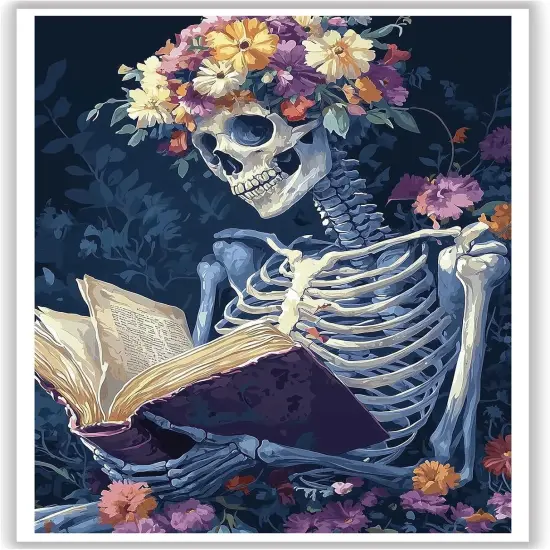 DIY Skull Paint by Numbers {1}