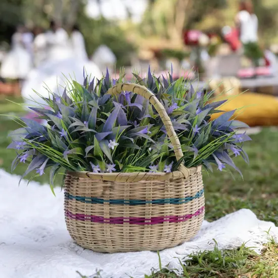 8 Bundles Artificial Plants Bushes {2}