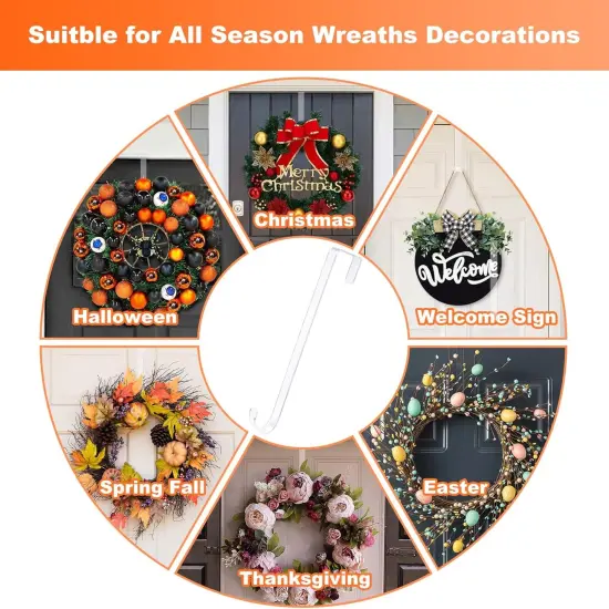 15 in Wreath-Hangers, 2 Pack Easter-Christmas {4}