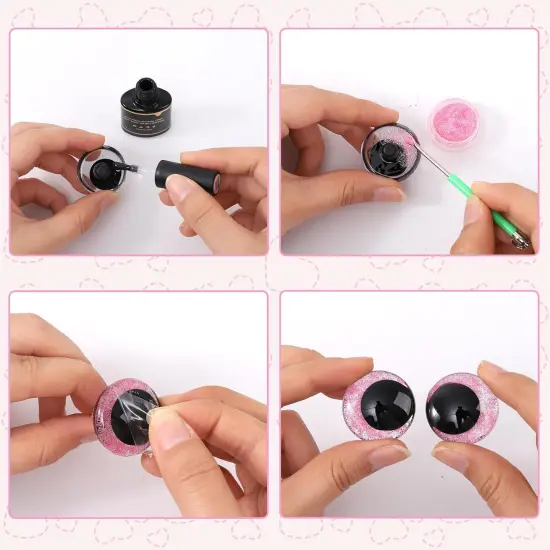 160PCS Clear Safety Eyes 12-30MM Safety Eyes {3}