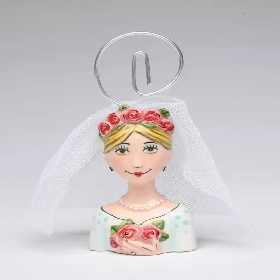 Wedding Bride Card Holder, Bachelorette Party ( Set Of 6 ), Wedding Table Decor {3}