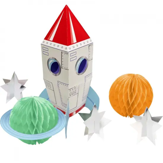 Space Adventures 3D Centerpiece (6/Pkg) {1}