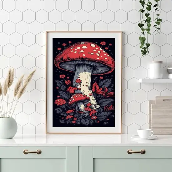 Paint by Numbers Kit for Adults with Frame {3}