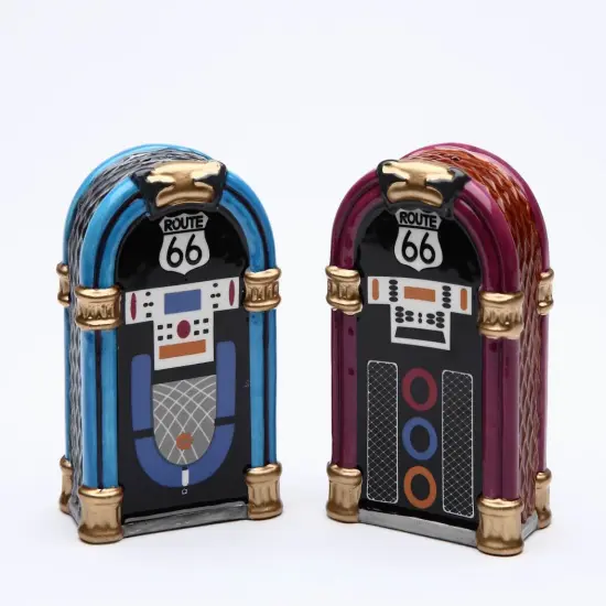 Ceramic Jukebox Salt & Pepper Shakers, Home D&eacute;cor, Gift for Him, Gift for Dad, Kitchen D&eacute;cor, Game Room Decor {3}