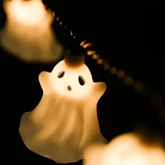 Halloween Ghost String Lights Outdoor, 8.5Ft {4}