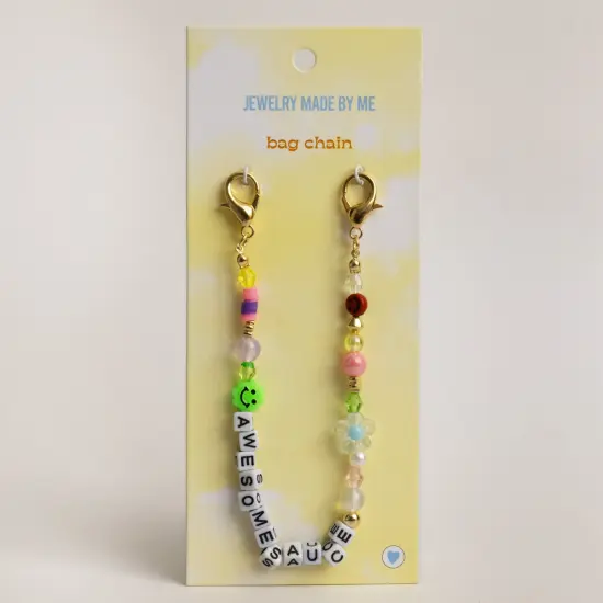 Awesomesauce 10" Beaded Bag Chain with Clips {3}