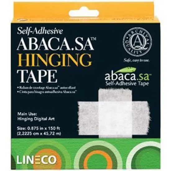 Lineco Abaca.sa Paper Hinging Tape for Digital Art {1}