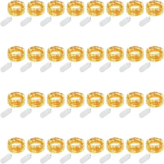 2 Pack 7.2ft Fairy Lights Battery Operated {1}