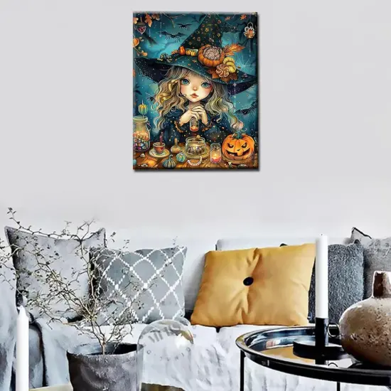 Moonlight Forest Paint by Numbers for Adults {3}