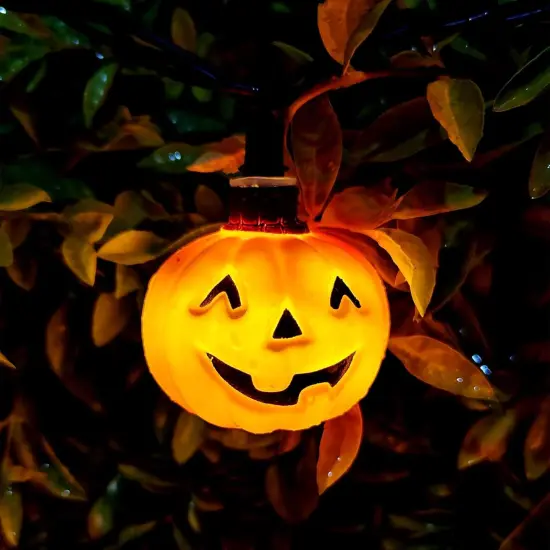 Pumpkin String Lights - 9 Ft {3}
