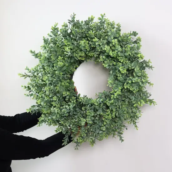 26'' Large Boxwood Wreath (Green) {3}