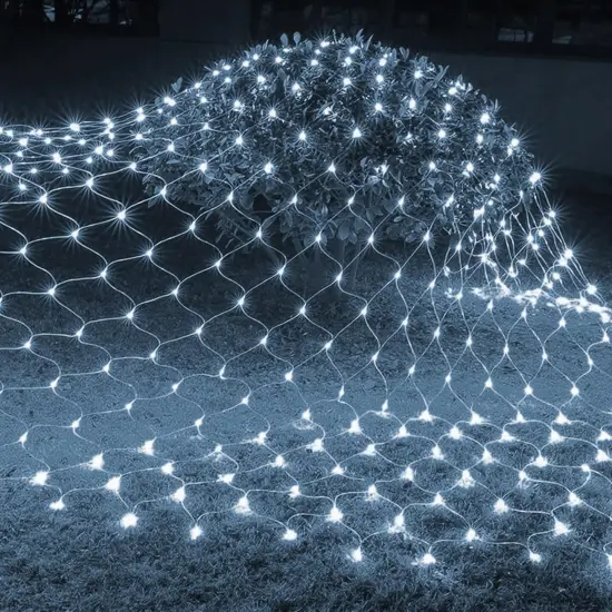 Christmas 360 LED Net Lights - 12FT x 5 FT (Cool White) {1}