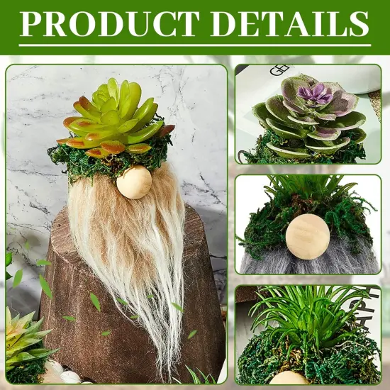 4 Pcs Mini Gnomes Planter {2}