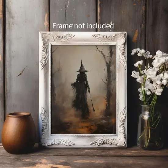 Vintage Rustic Witch Posters Halloween {3}