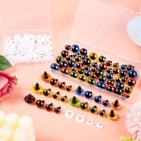 Safety Eyes 80 PCS 10mm-18mm {3}