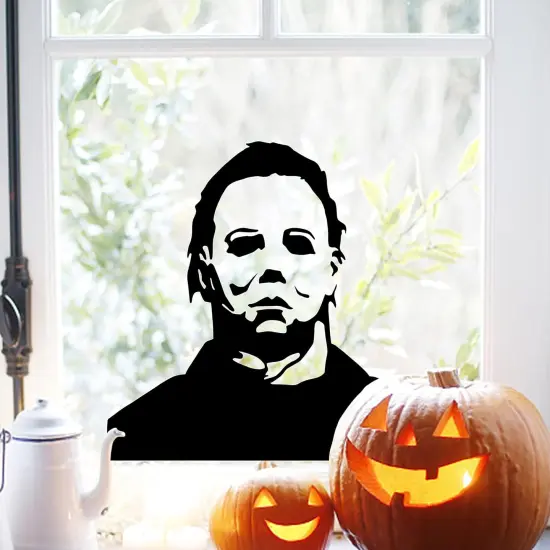 Halloween Spooky Silhouette Window Sticker {3}