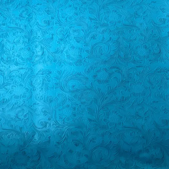 1 Yard Iridescent Faux Crocodile Vinyl Fabric For Upholstery Handbags Wallets Crafts 54 Inch Width Ocean Blue {1}