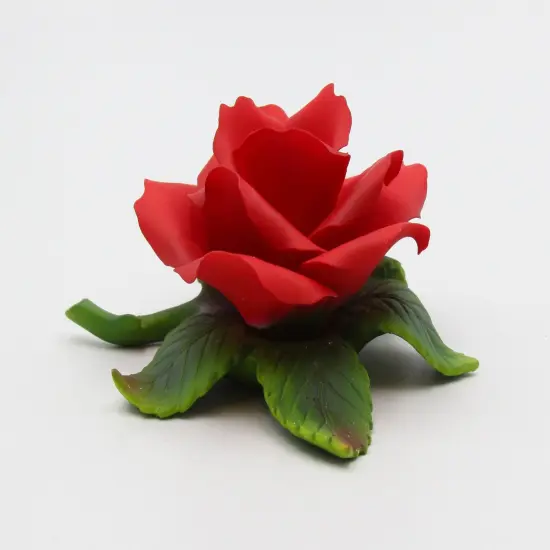 Hand Crafted Ceramic Red Rose Candle Holder-Candle NOT Included, Valentines Day Decor, Wedding D&eacute;cor or Gift, Anniversary D&eacute;cor or Gift {6}