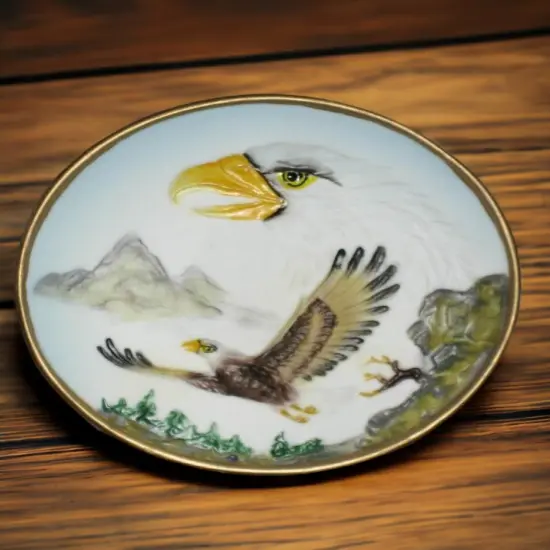 Hand Painted Ceramic Plug-In Nightlight, Home D&eacute;cor, Patriot Gift, Gift for Mom, Dad, Independence Day D&eacute;cor, July 4th {3}