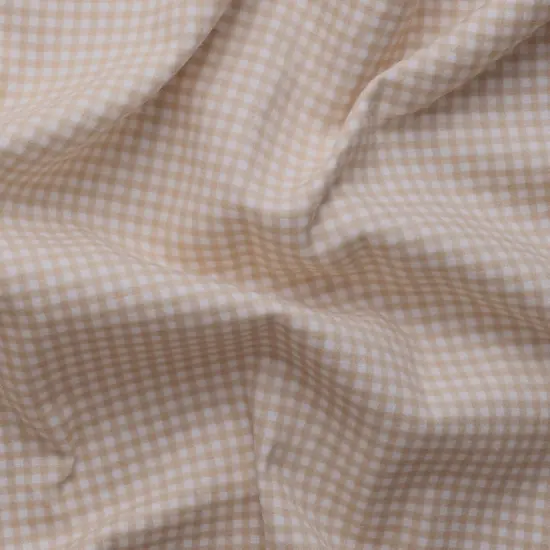 Mook Fabrics Gingham Flannel Fabric [43 in. Wide] - By The Yard Brown {2}