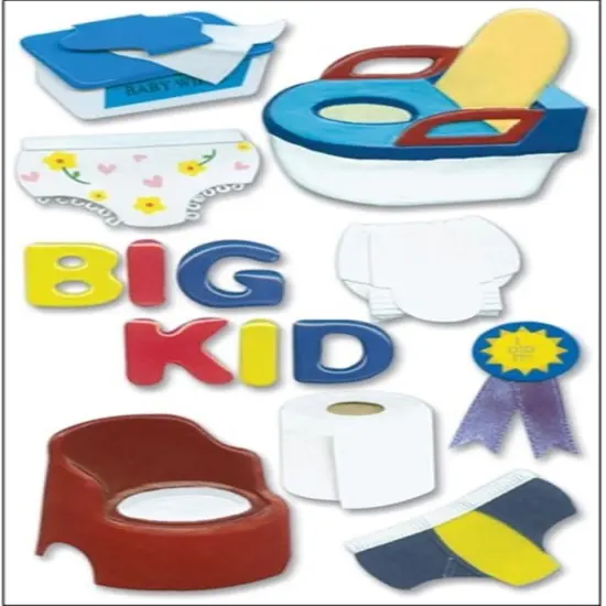 Jolee's Boutique Potty Training Dimensional Stickers {1}