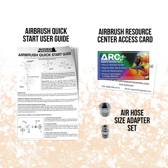 Universal Precision Trigger Style Gravity Feed Airbrush Set with High Performance Airbrush Air Compressor with Air Storage Tank {6}