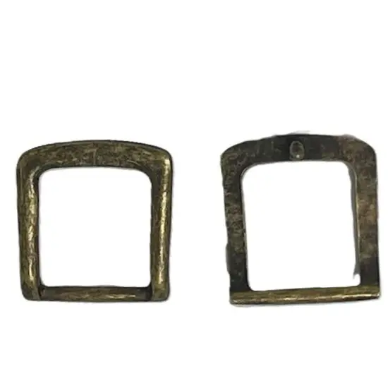 Antique Brass Prong Belt Buckle 1.25 Inche Vintage Style Metal Hardware {4}