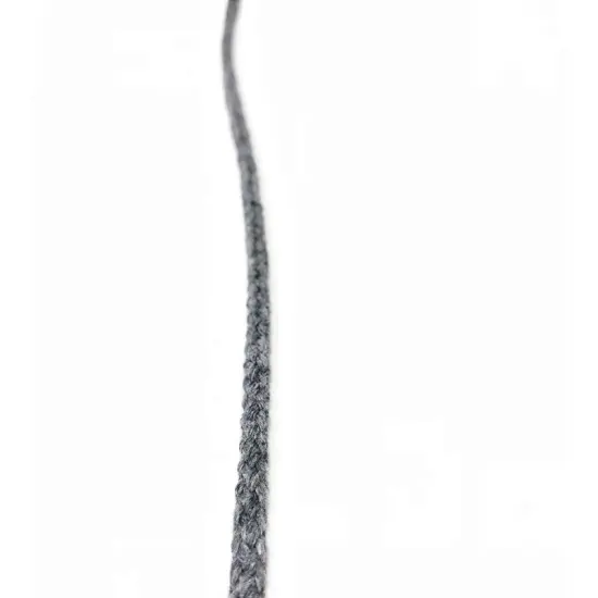 1/2 Inch Round Drawstring Cord Soft Grey Sold by the Yard {6}