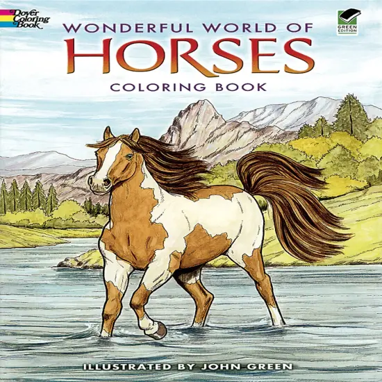 Wonderful World Of Horses Coloring Book-Softcover {1}