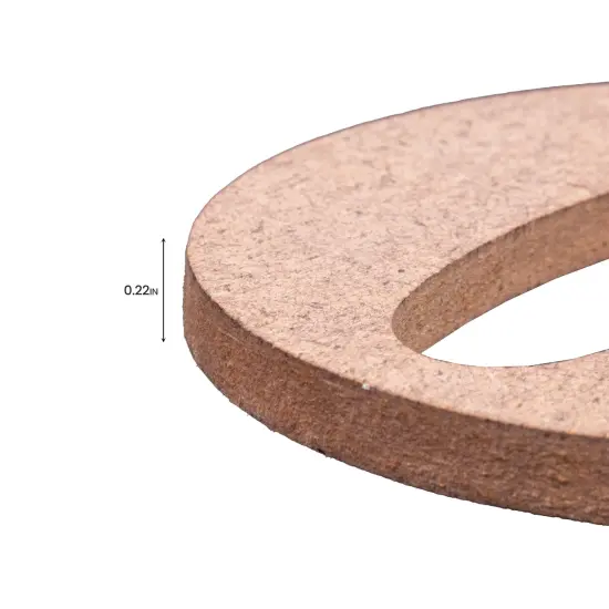 Little Birdie MDF Number 4" 1/Pkg-6 {5}