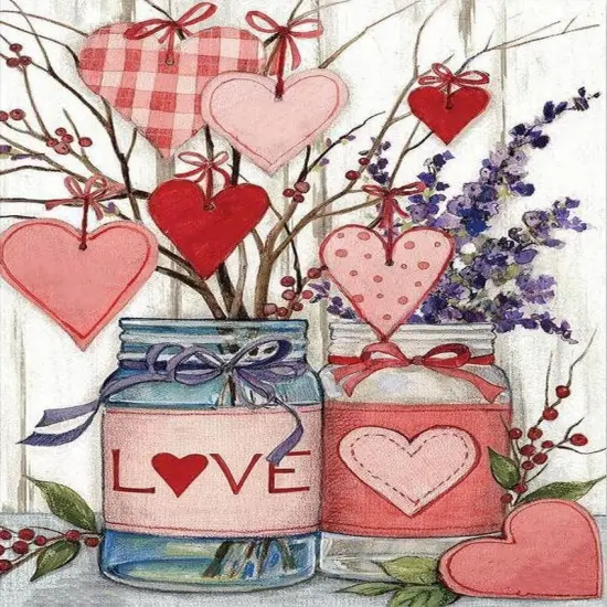 Loving Heart Counted Cross Stitch Kits {1}