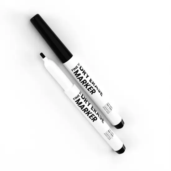 Fine Tip Black Dry Erase Markers &ndash; 250 Count {3}