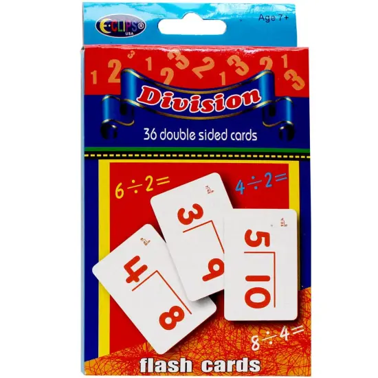 Division Flash Cards, Set Of 36 Cards - 48 Packs {1}