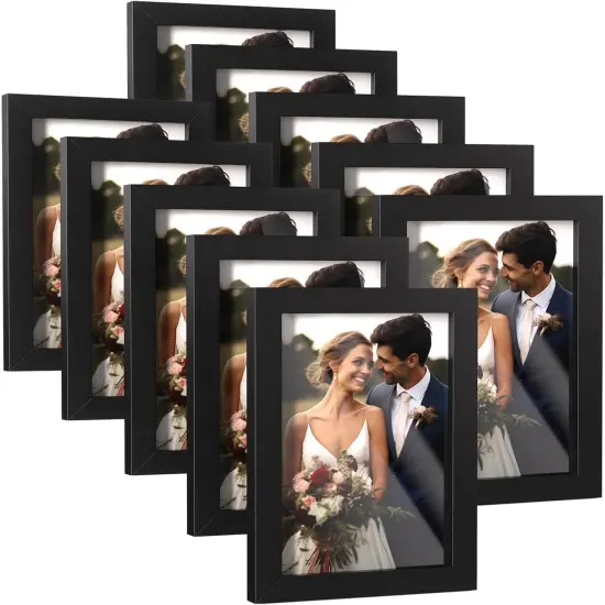 Picture Frames Set of 10 - Black {1}