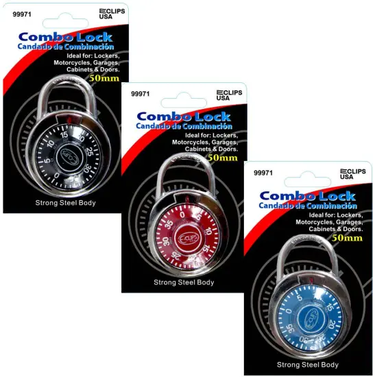 Combination Locks for School & Gym Lockers, Assorted &ndash; 48 {1}