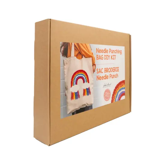 John Bead Needle Punching Bag DIY Kit, 17pcs {6}