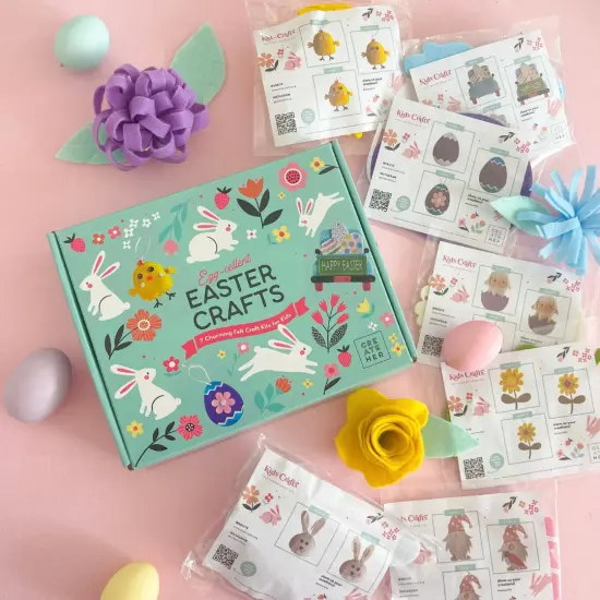 Easter Felt Craft Kits DIY Easter Ornament Craft for Kids Easter Basket Filler {3}